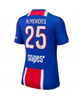 Paris Saint-Germain Nuno Mendes #25 Domácí Dres pro Dámské 2026-27 Krátký Rukáv